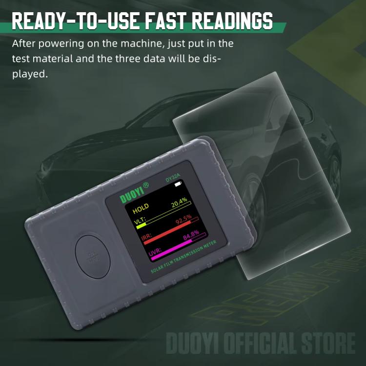 DUOYI Portable Heat-Insulating Glass Solar Film Tester, DY32A