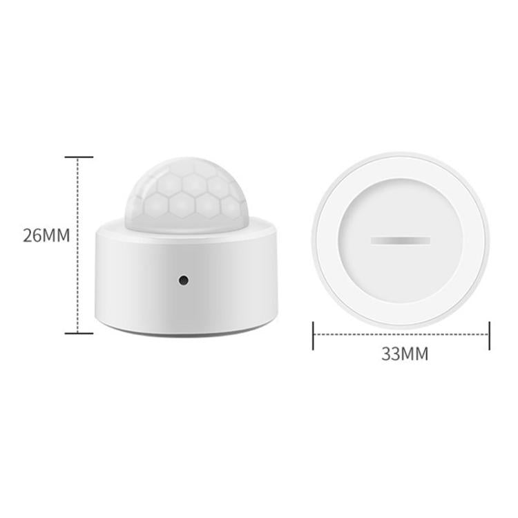 Zigbee Smart Home Motion Sensor, Supports for Home Assistant, Light Sensor+IR, IR
