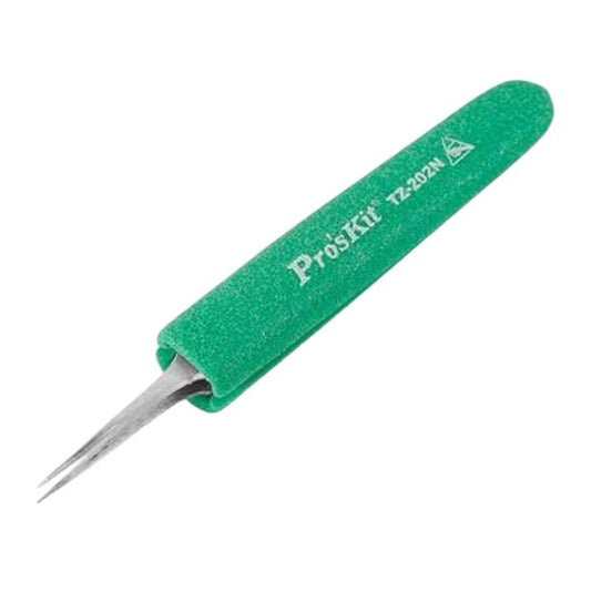 Anti-Static Non-Slip Soft Grip Stainless Steel Tweezers, ProsKit TZ-202N, ProsKit TZ-204N, ProsKit TZ-212N