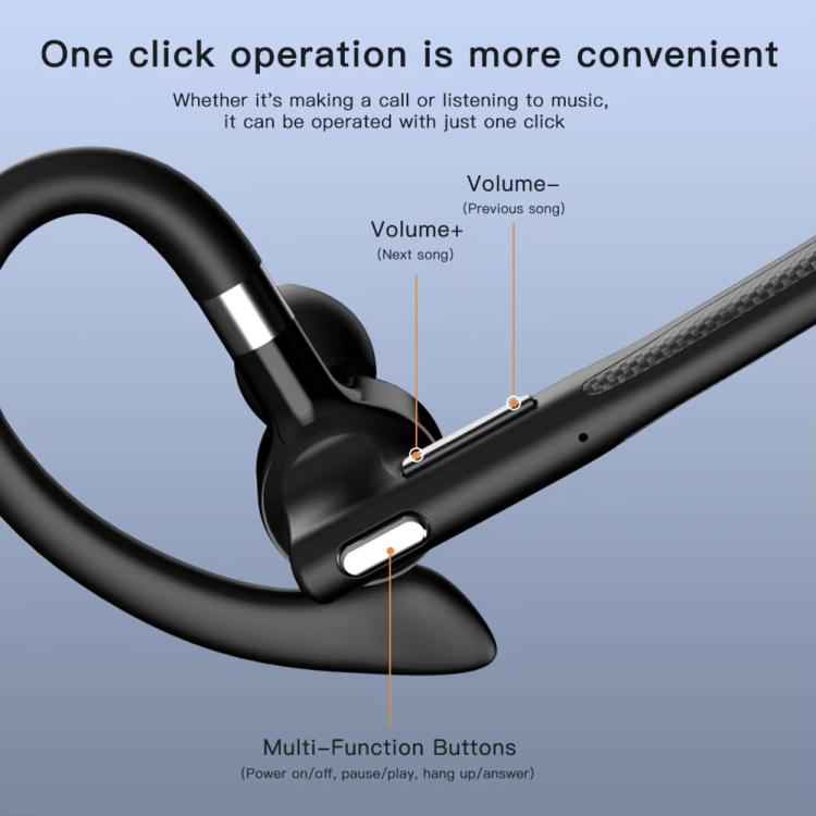 On-Ear Bluetooth Earphone AI Noise Reduction HD Talking Business Earphone