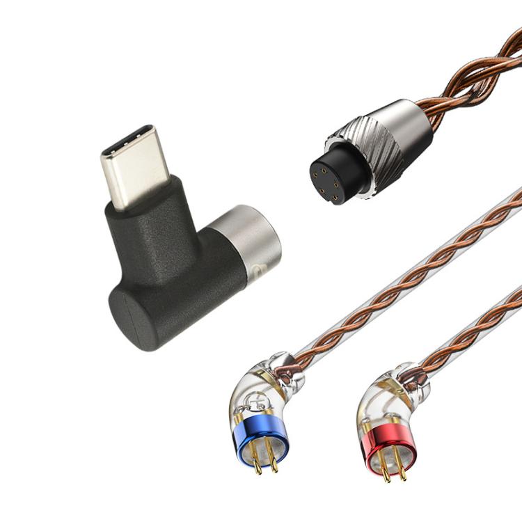 CVJ VS400 Interchangeable Audio Plug Oxygen-Free Copper Headphone Upgrade Cable