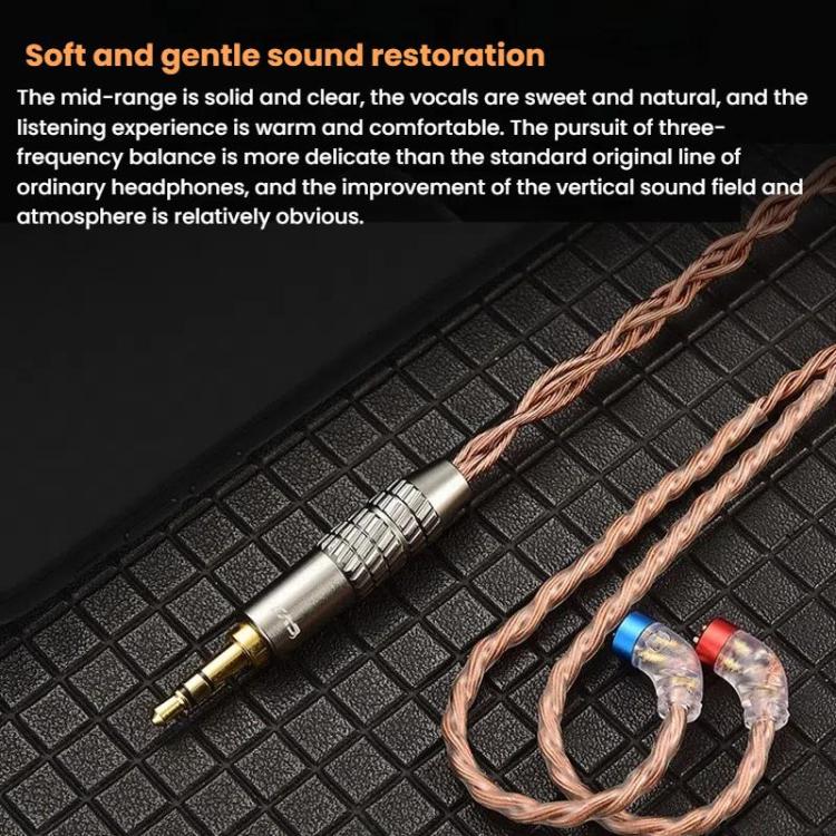 CVJ VS400 Interchangeable Audio Plug Oxygen-Free Copper Headphone Upgrade Cable