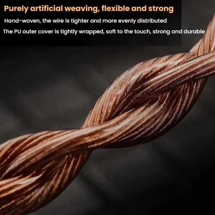 CVJ VS400 Interchangeable Audio Plug Oxygen-Free Copper Headphone Upgrade Cable