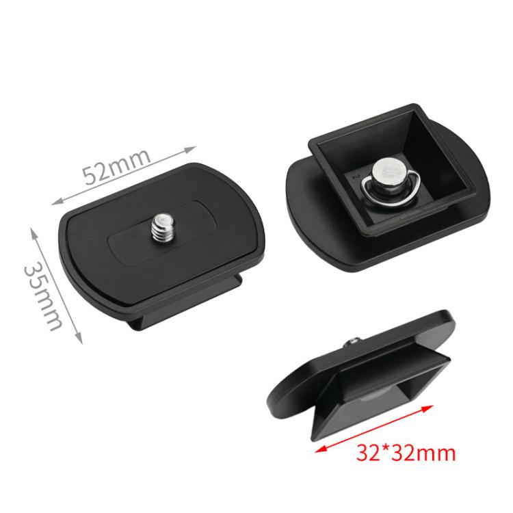 Quick Release Plate for Velbon QB-32 Weifeng WF-K10 / 320, NEST NT-510 / 530 Tripod, WF-K10
