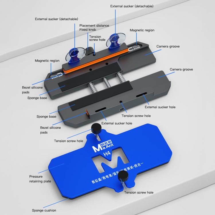 Cell Phone Fixing Fixture Screen Side Hanging Fixture