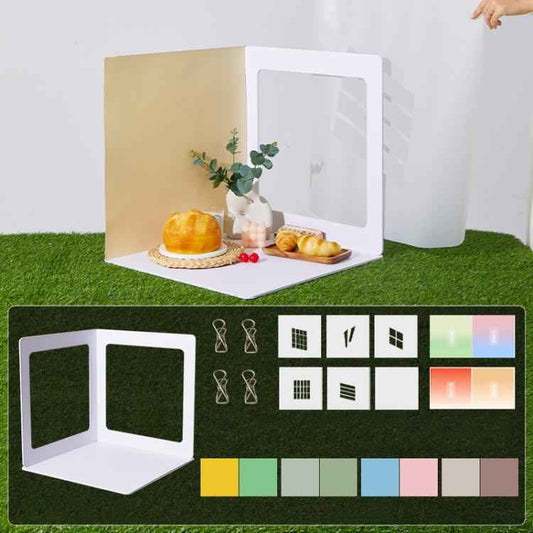 19pcs /Set 3D Shooting Background Board Live Broadcast Product Photography Props, 35cm, 47cm, 60cm