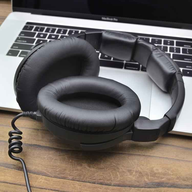 For Sennheiser HD 300 Pro Headphone 1pair Earpads Protein Leather Ear Curisons