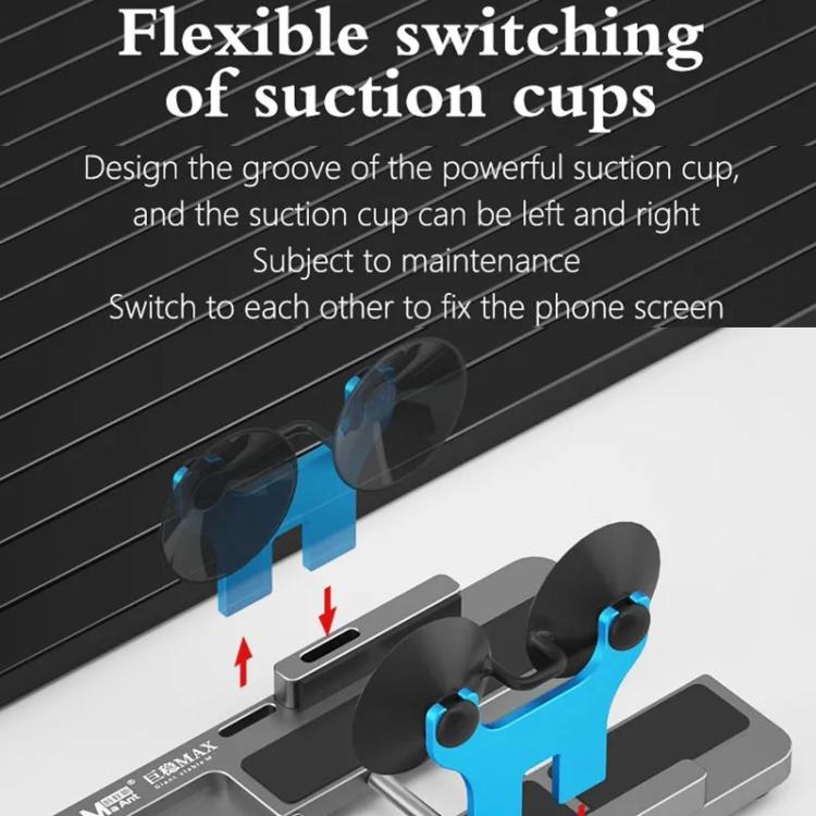 Cell Phone Repair Screen Removal Screen Opener Strong Fixed Suction Cup Supporter, Giant Stable MAX