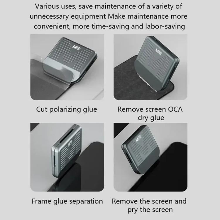MaAnt MY-116 Magnetic Double-sided Blade Fixed Fixture Cell Phone Repair Removal Screen Shoveling Degumming Knife, MY-116