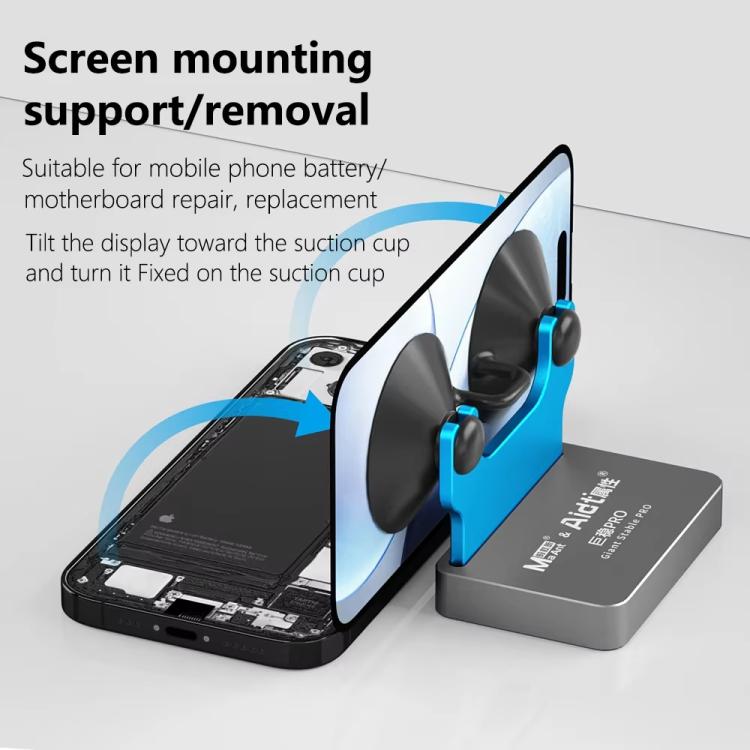 Cell Phone Repair Screen Supporter Suction Cup Light Fixed Back Cover, MaAnt Giant Stable PRO