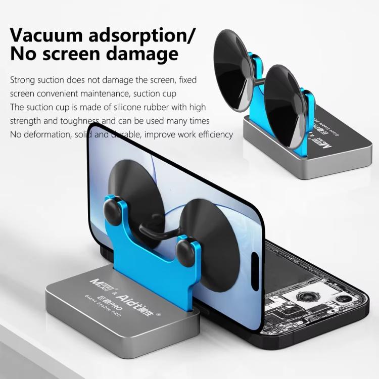 Cell Phone Repair Screen Supporter Suction Cup Light Fixed Back Cover, MaAnt Giant Stable PRO