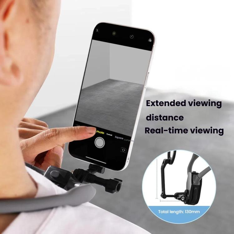 Adjustable Magnetic Neck Mount Phone Holder Quick-Release Chest Strap POV Mount For Sports & Vlogging, K08-2M
