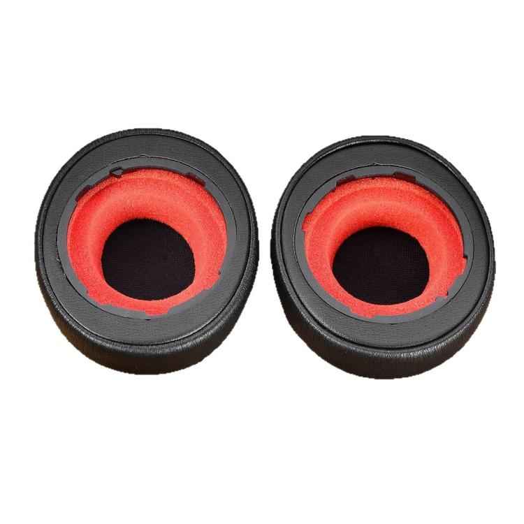 For Jabra Evolve2 55 Stereo Headset 1pair Protein Leather Ear Cushions Soft Replacement Ear Pads