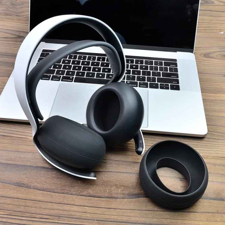 For Sony PlayStation Pulse Elite Headset 1pair Silicone Ear Cushion Covers Sweatproof Replacement Ear Pads
