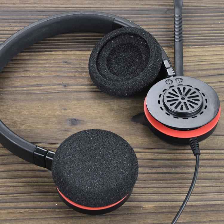 1pair Replacement Foam Ear Cushions for Jabra Evolve 20/20Se/30/30 II/40/65/65 II Headset