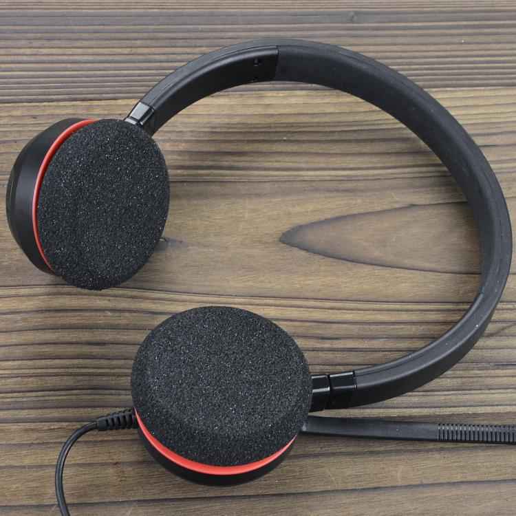 1pair Replacement Foam Ear Cushions for Jabra Evolve 20/20Se/30/30 II/40/65/65 II Headset
