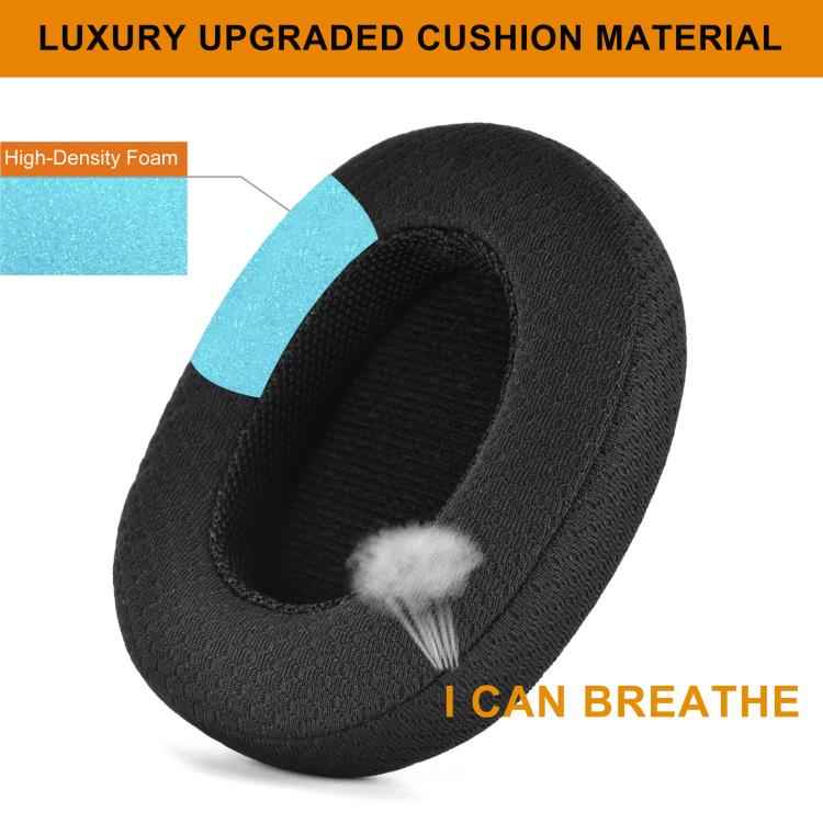 1pair Ear Cushions For Sennheiser HD 4.50BT, HD 4.50, HD 4.50BTNC, HD 4.50SE, HD 4.40BT, HD 4.30G, HD 4.20S, HD 458BT, HD 450, HD 450BT, HD 400S, HD 350BT