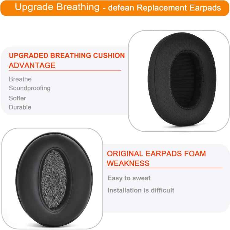 1pair Ear Cushions For Sennheiser HD 4.50BT, HD 4.50, HD 4.50BTNC, HD 4.50SE, HD 4.40BT, HD 4.30G, HD 4.20S, HD 458BT, HD 450, HD 450BT, HD 400S, HD 350BT