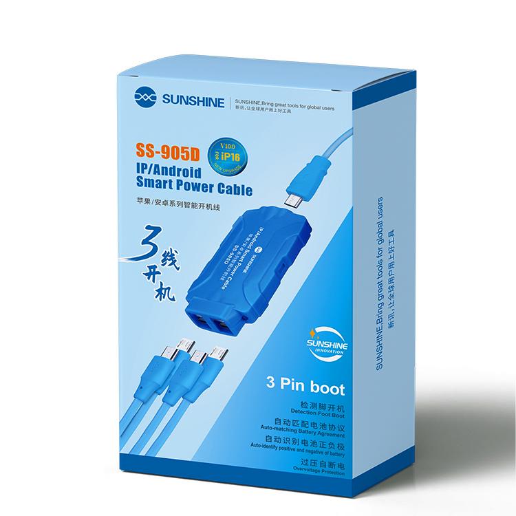 For iPhone / Android Series Power Supply Start-up Cables Mobile Phone Repair Test Cables, SS-905D