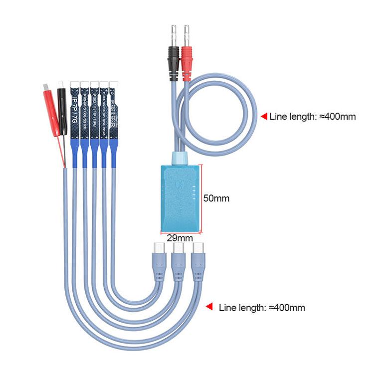 For iPhone 11-16 Series Simple Power Supply Start-up Cable Expandable Mobile Phone Repair Test Cable