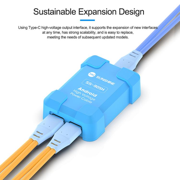 Android 8V High Voltage Power-On Cable Mobile Phone Repair Power Battery Cable, SS-905H
