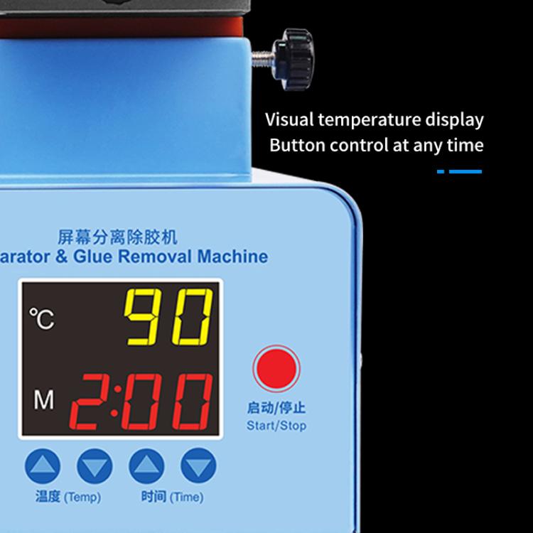 Curved Screen 360-Degree Rotation Mobile Phone Screen Separator Screen Removal Heating Table, EU Plug, S-918F
