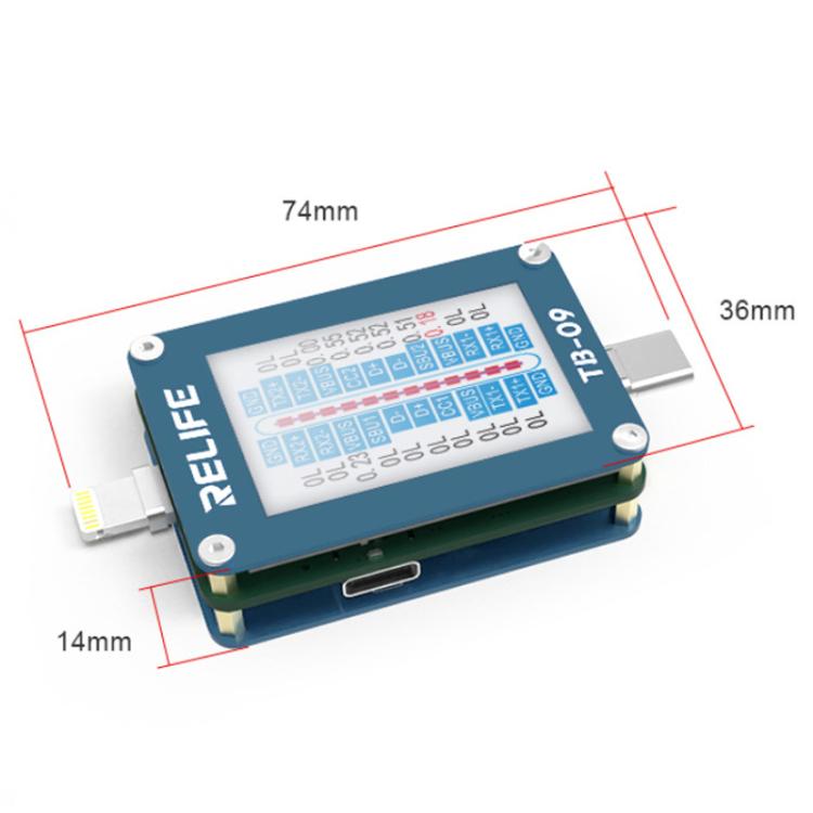 Type-C / 8 Pin Tail Plug Tester Automatically Locks Fault Points