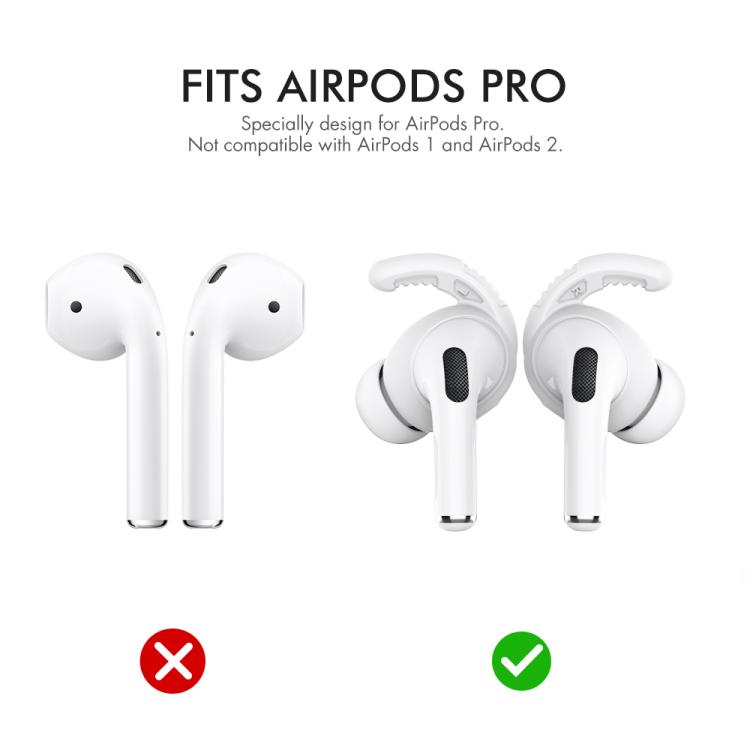 For AirPods Pro AhaStyle PT100 3pairs S+M+L Silicone Anti-Loss Anti-Slip Ear Hook Earplug Cap