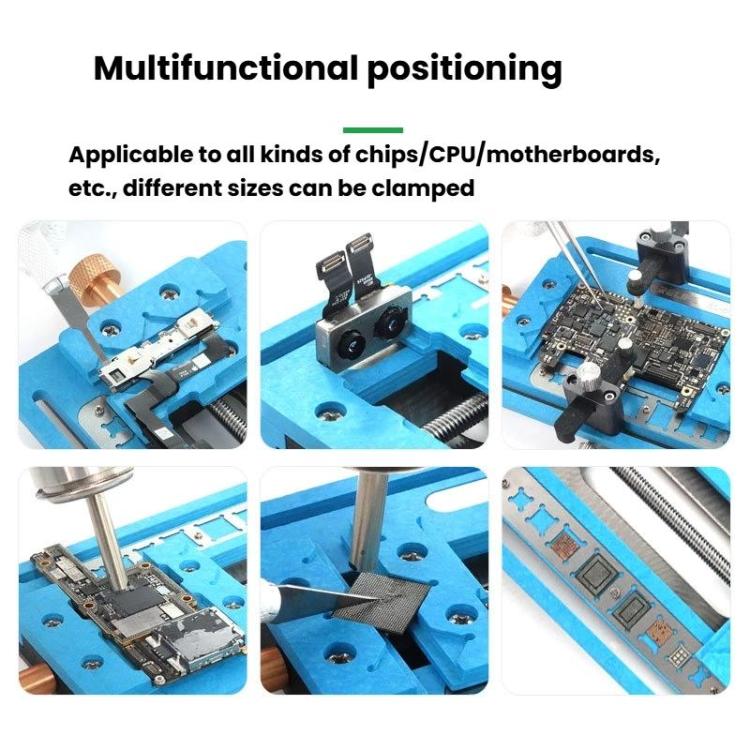 Motherboard Repair Fixture Dot Matrix Face CPU Hard Drive IC Type Adhesive Removal Dual Track Fixture, SS-601F