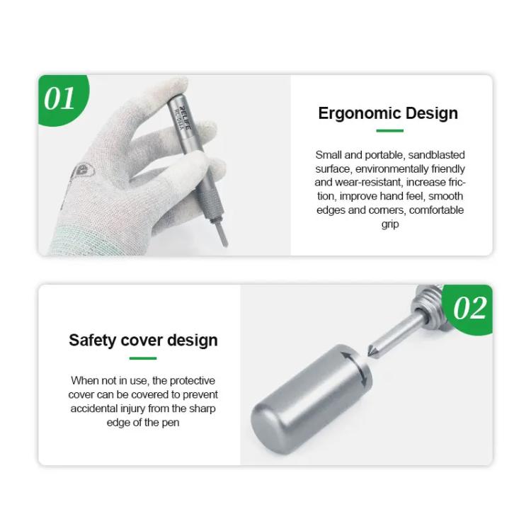 Repairing Mobile Phone Back Cover Glass Explosion Pen Disassembling Lens Frame Diamond Pen, RL-066A