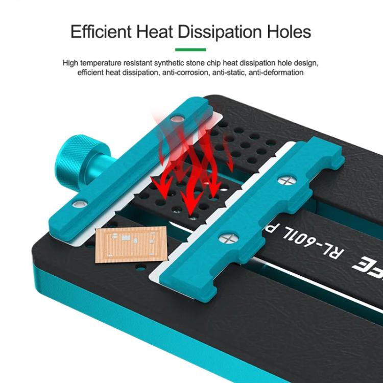 Motherboard Repair Platform Multifunctional Fixture High Temperature Resistant Clamp, RL-601L Plus