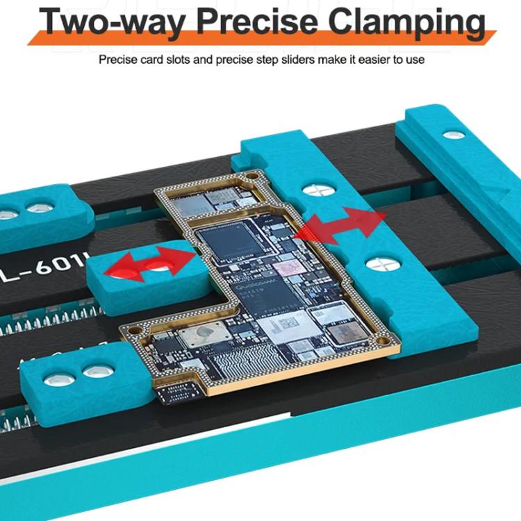 Mobile Phone Repair Mainboard Multi-Use Card Holder Chip Dual-Axis Fixed Card Slot, RL-601L