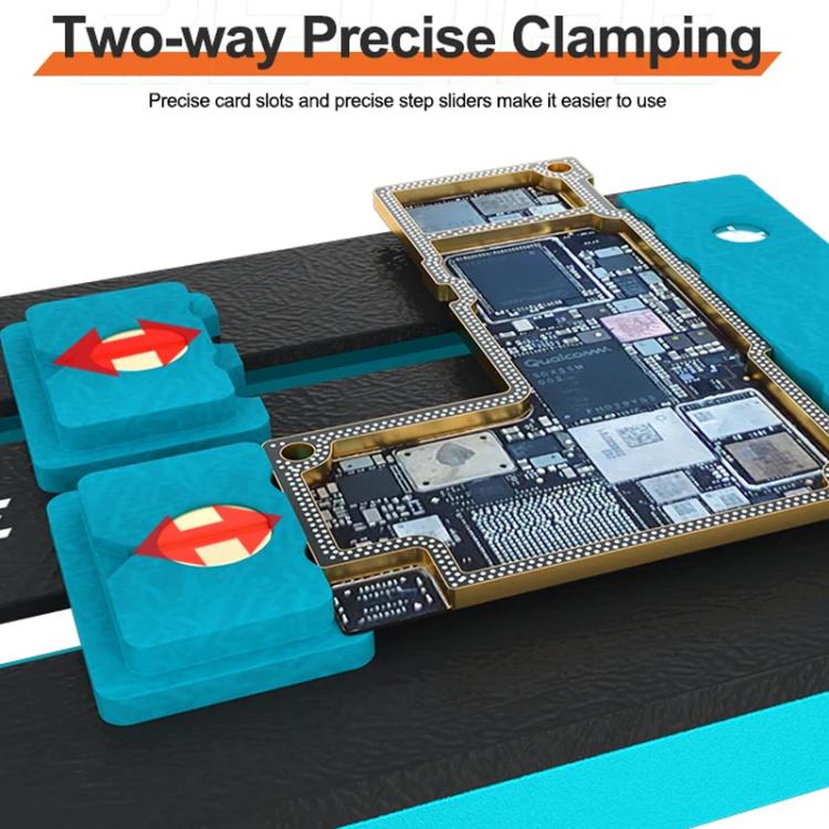 Rotary Mobile Phone Motherboard Repair Multi-Use Card Holder High Temperature Resistant Fixed Card Slot, RL-601L Mini