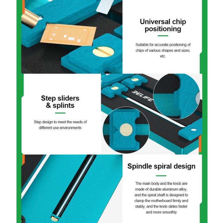 Rotary Mobile Phone Motherboard Repair Multi-Use Card Holder High Temperature Resistant Fixed Card Slot, RL-601L Mini