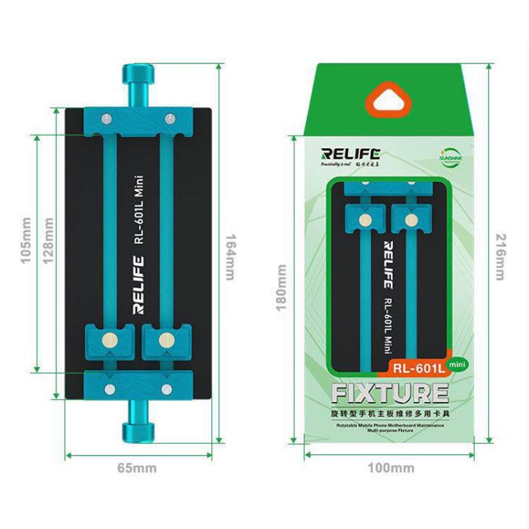 Rotary Mobile Phone Motherboard Repair Multi-Use Card Holder High Temperature Resistant Fixed Card Slot, RL-601L Mini