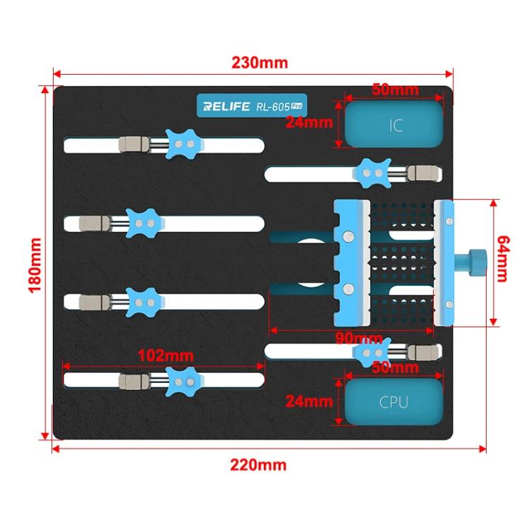 Laptop Motherboard Repair Fixture, RL-605 Pro