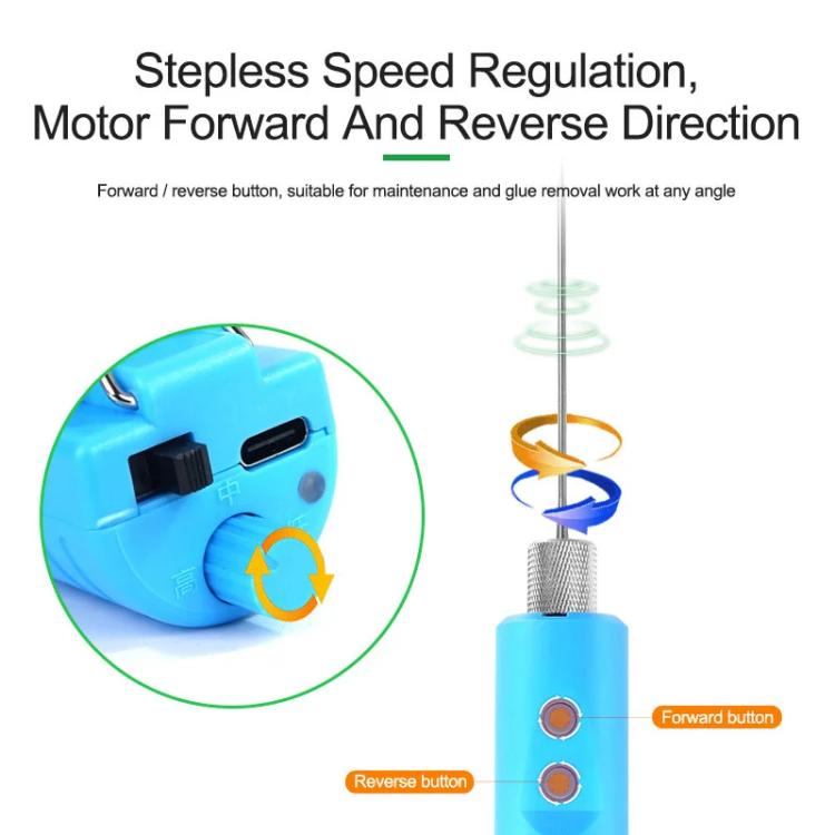Wireless Speed Control Integrated Glue Removal Machine Cutting Machine Screen OCA Glue Removal, RL-056F