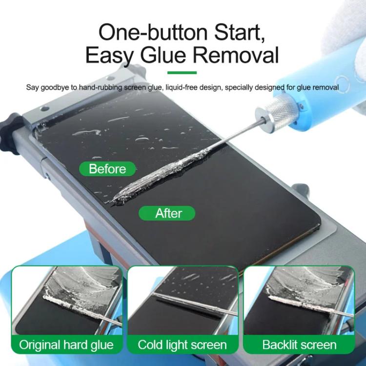 Wireless Speed Control Integrated Glue Removal Machine Cutting Machine Screen OCA Glue Removal, RL-056F