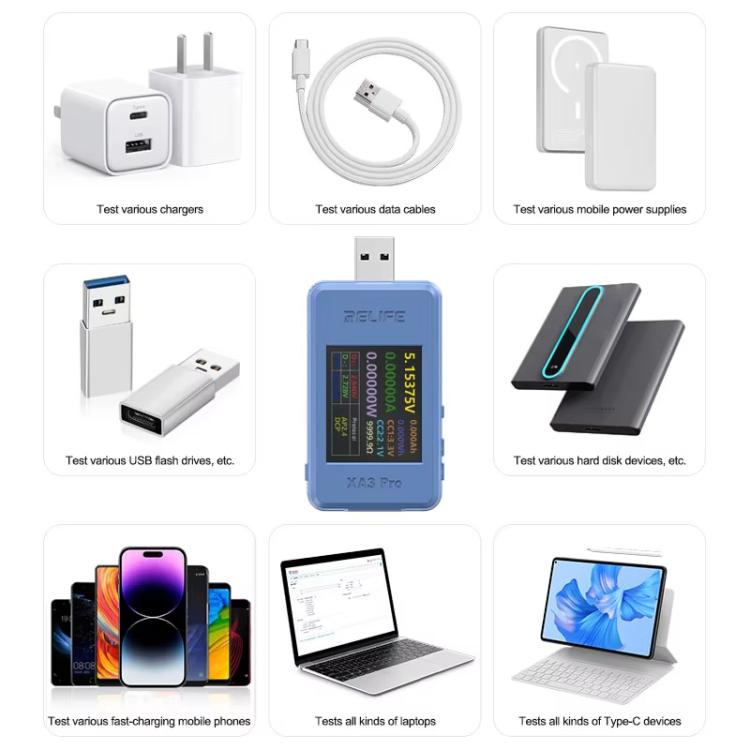 USB / Type-C Smart Detector Fast Charging Protocol Identification Detection, XA3 Pro