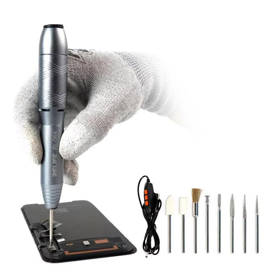 Speed-adjustable Handheld Grinding Pen Rust Removal Polishing Motherboard Repair Electric Grinder, RL-068