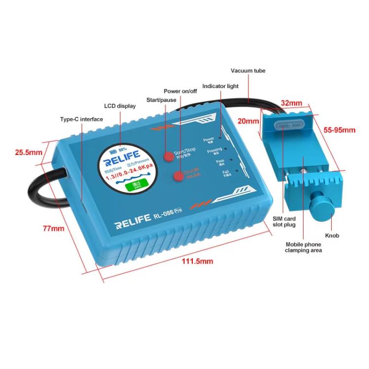 Mobile Smart Airtightness Tester Portable Sealing Leak Detector, RL-086 Pro