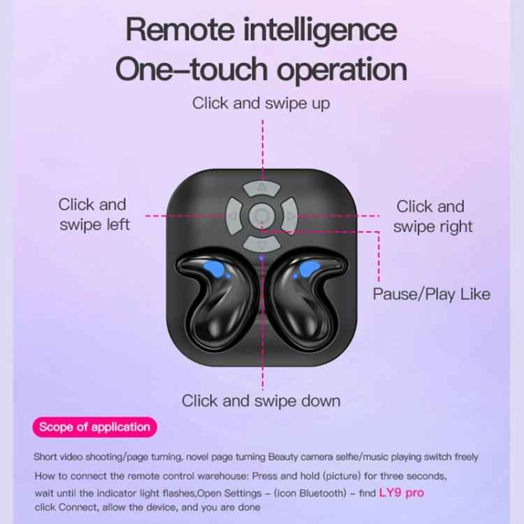 Bluetooth Sleep Earphones Video Like Remote Control E-book Page Turner
