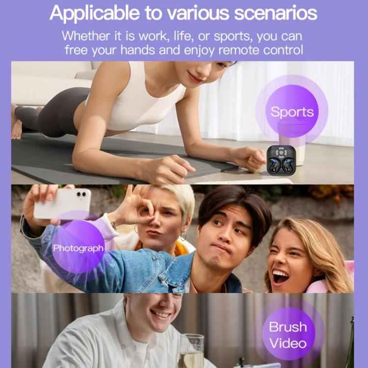 Bluetooth Sleep Earphones Video Like Remote Control E-book Page Turner