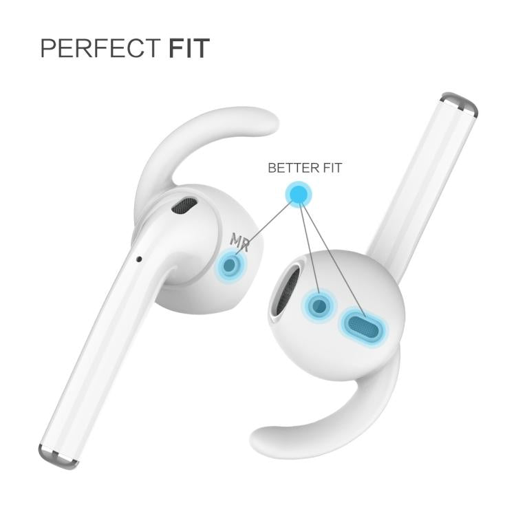 For AirPods 1 / 2 AhaStyle PT60 3pairs S+M+L Earphone Silicone Earmuffs Loss Prevention Earbud Caps