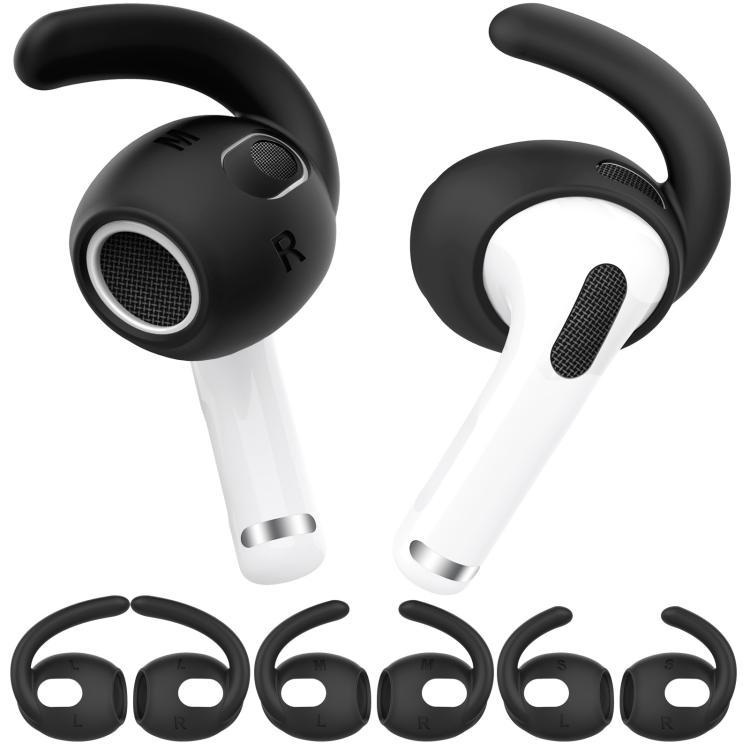 For AirPods 3 AhaStyle PT60-3 3pairs S+M+L Earphone Silicone Soft Ear Covers