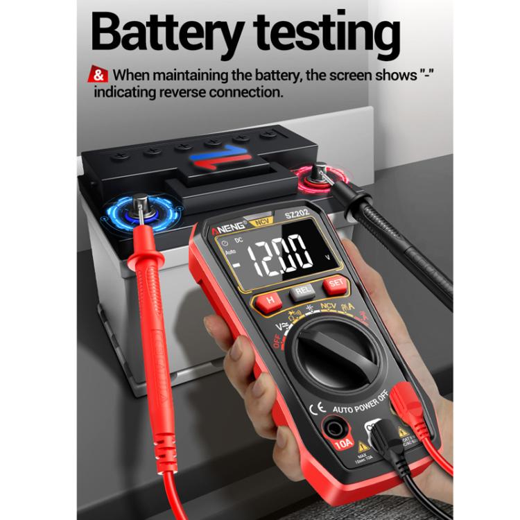 ANENG High-precision Maintenance Multi-function Digital Display Multimeter, SZ202 Red, SZ202 Black