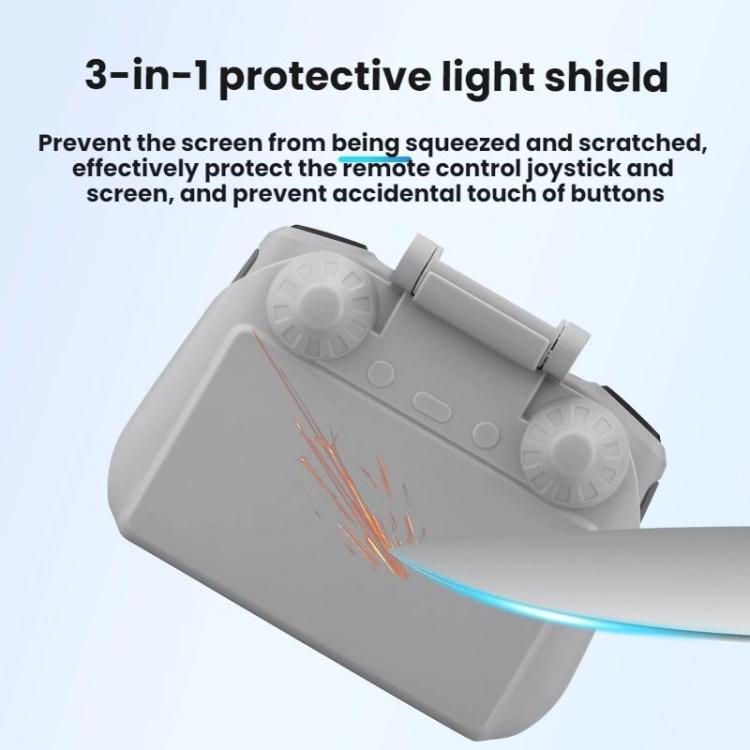 For DJI Mavic Air 2/Mavic 3 Pro BRDRC Remote Control Hood + Hanging Belt