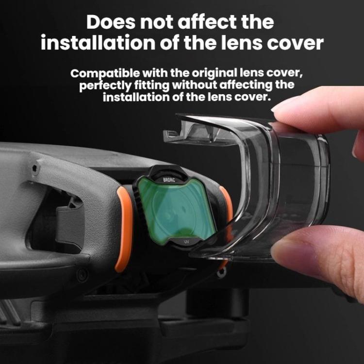 For DJI Avata 2 BRDRC Aluminum Frame Filter Accessories, CPL, ND16, ND32, UV+CPL+ND16, ND8+ND16+ND32, ND8+ND16+ND32+ND64
