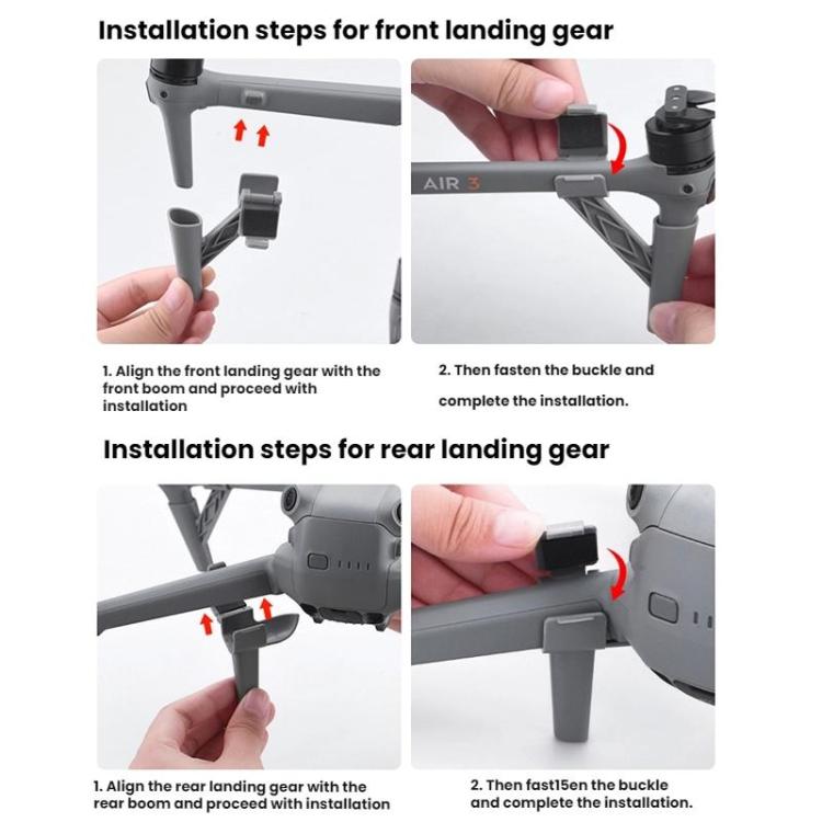 For DJI AIR 3S BRDRC Landing Extended Stand