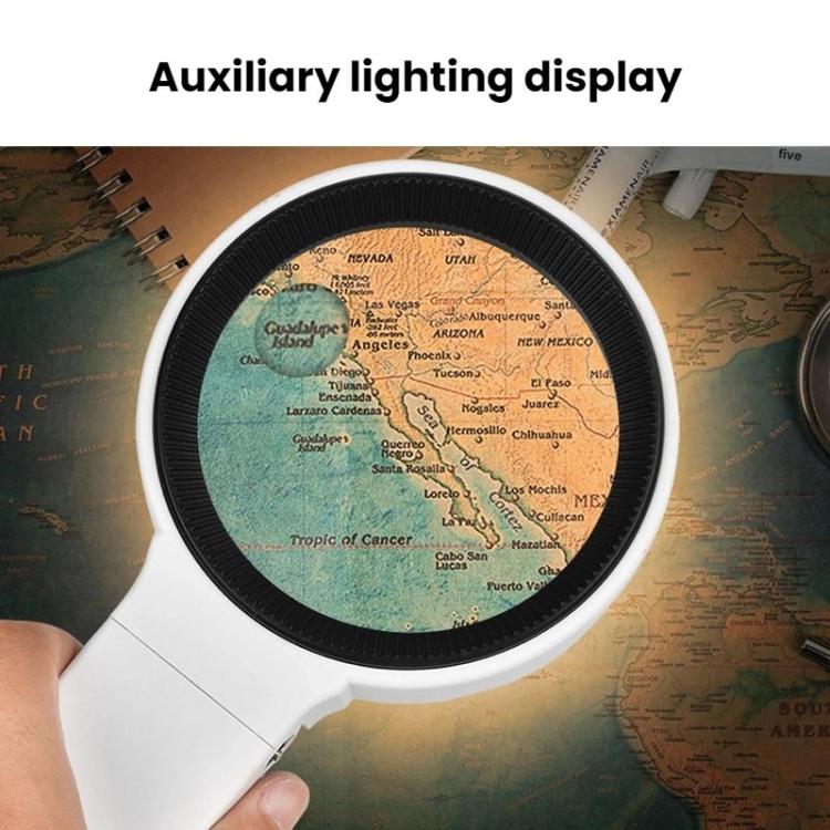 5x 10x Desktop Handheld Magnifying Glass 32 LEDs Soldering Iron Maintenance Workbench